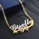 Double Plated Cupid Name Necklace Chantel The Label