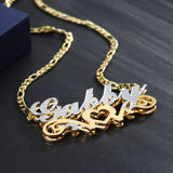 Double Plated Heavenly Love Name Necklace Chantel The Label